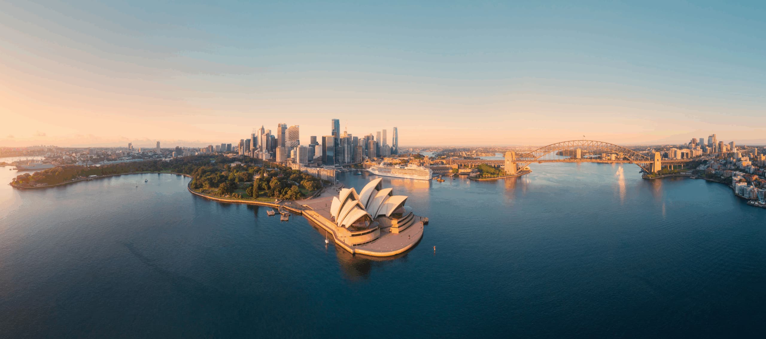 Sydney city skyline on a clear day